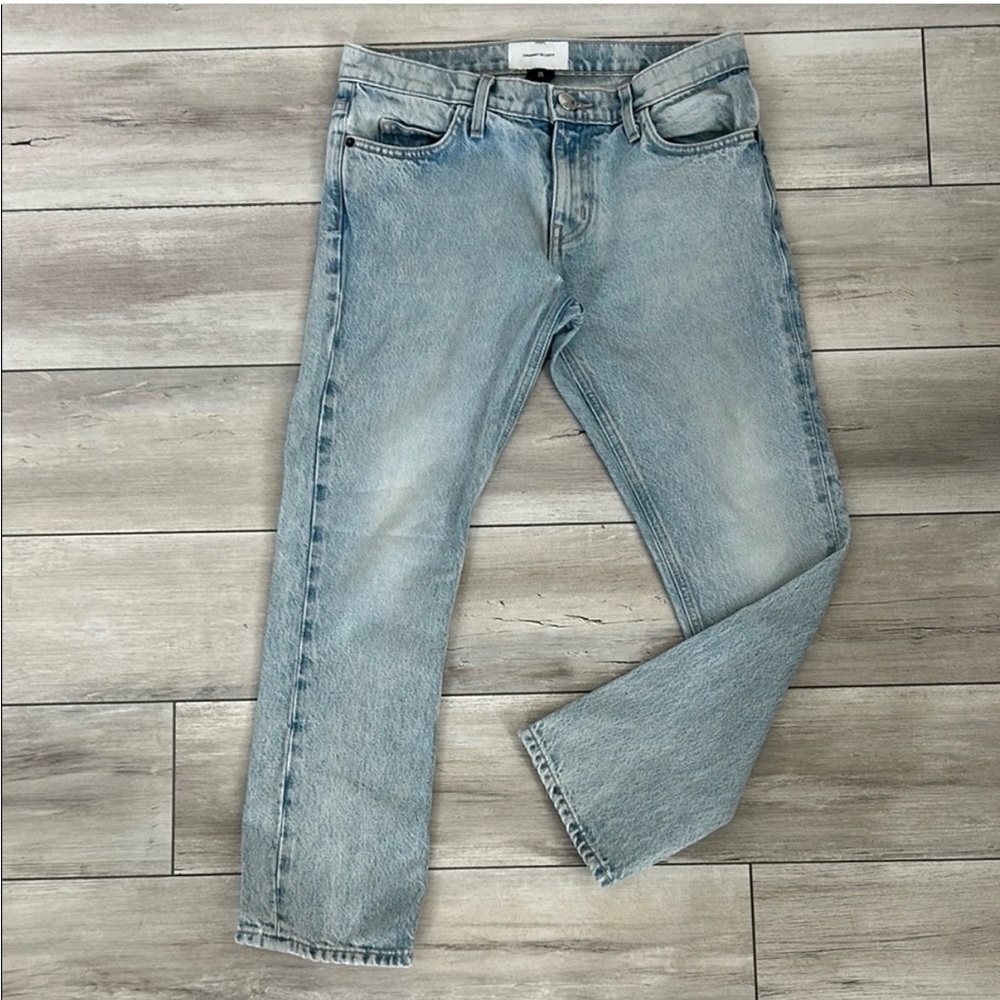 Current Elliott The Cropped Straight jeans